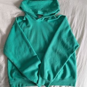 Aritzia perfect fit hoodie green